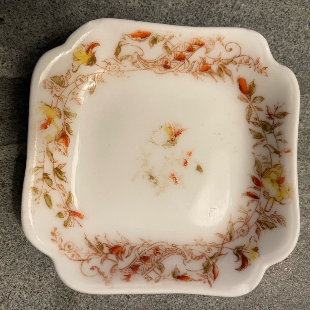 2 porcelain butter dishes. Haviland & Company Limoges